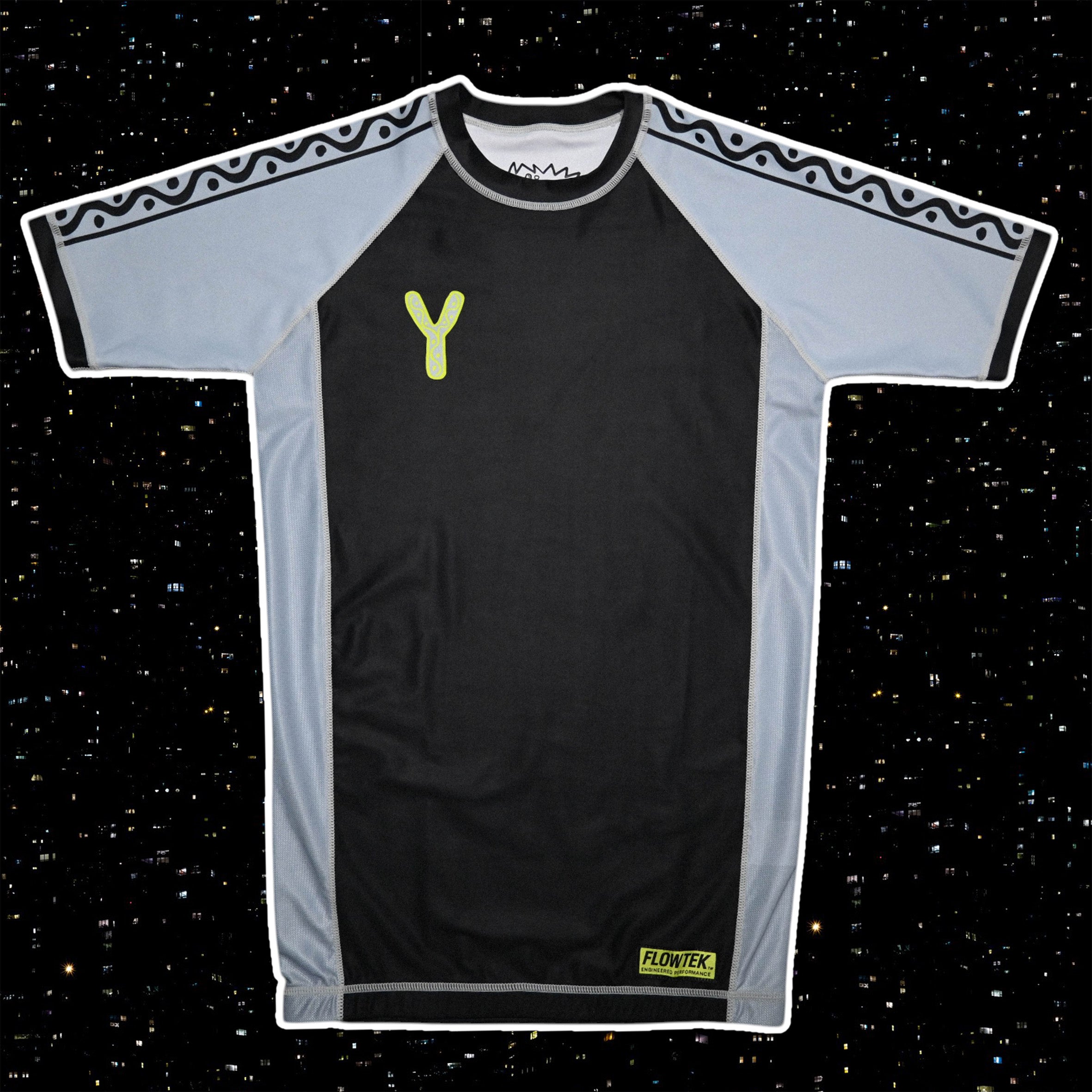 FLOWTEK™ Rash Guard - Black & Grey