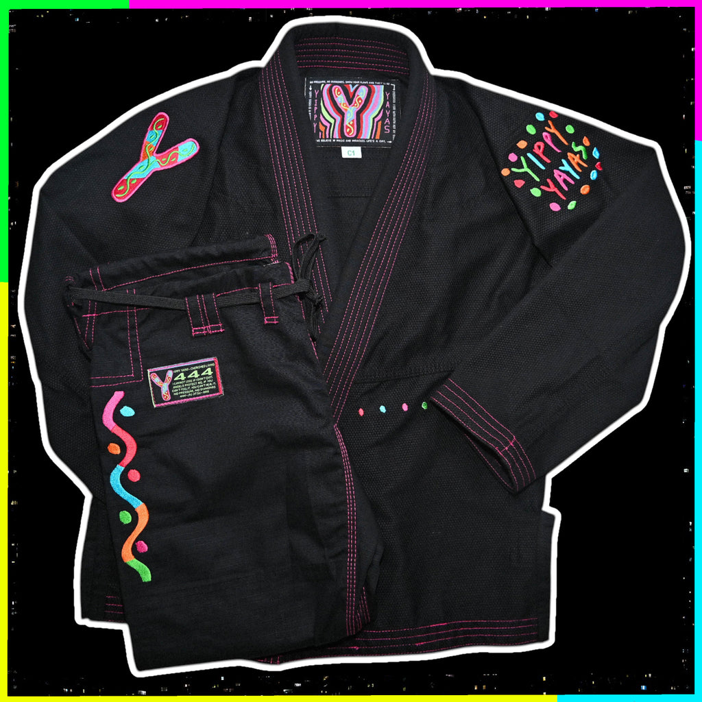4-4-4 Kids Gi -Black