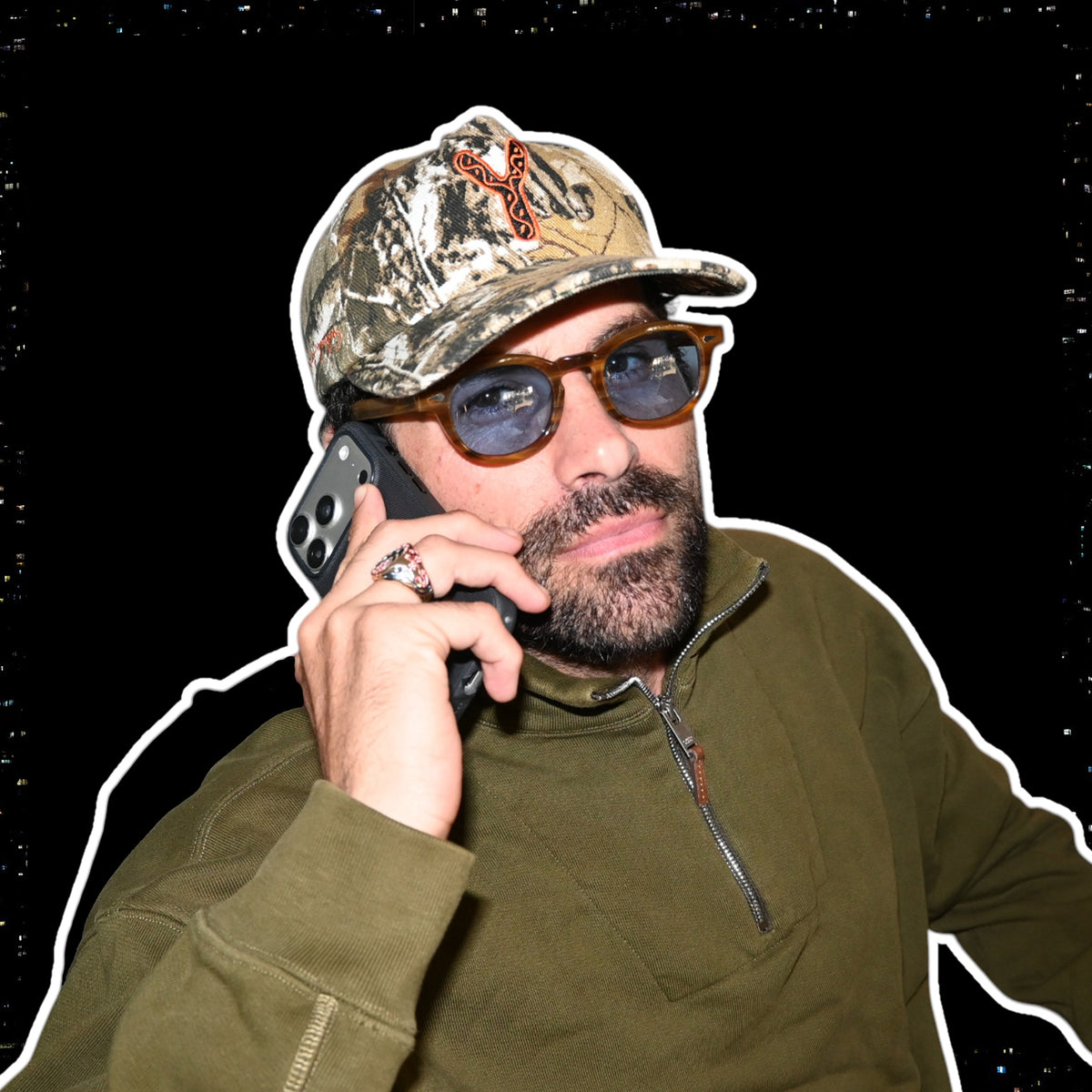Military Hat - Orange