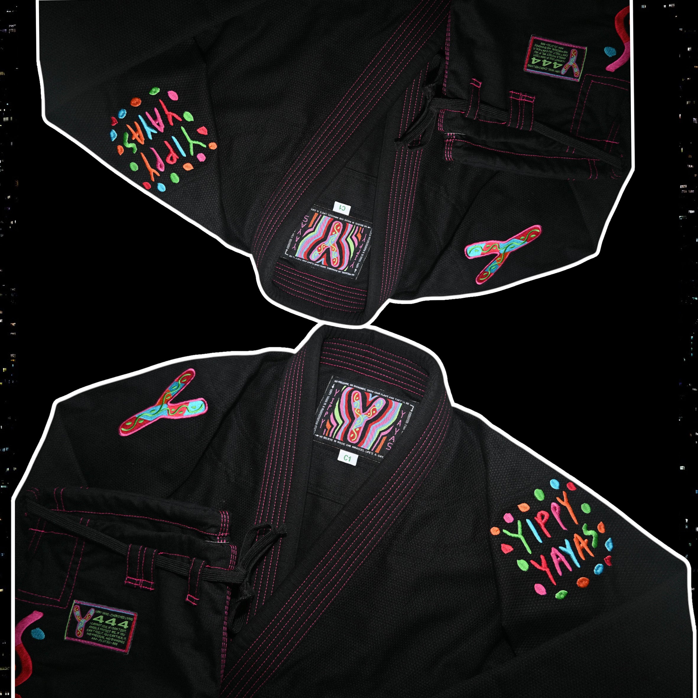 4-4-4 Kids Gi -Black