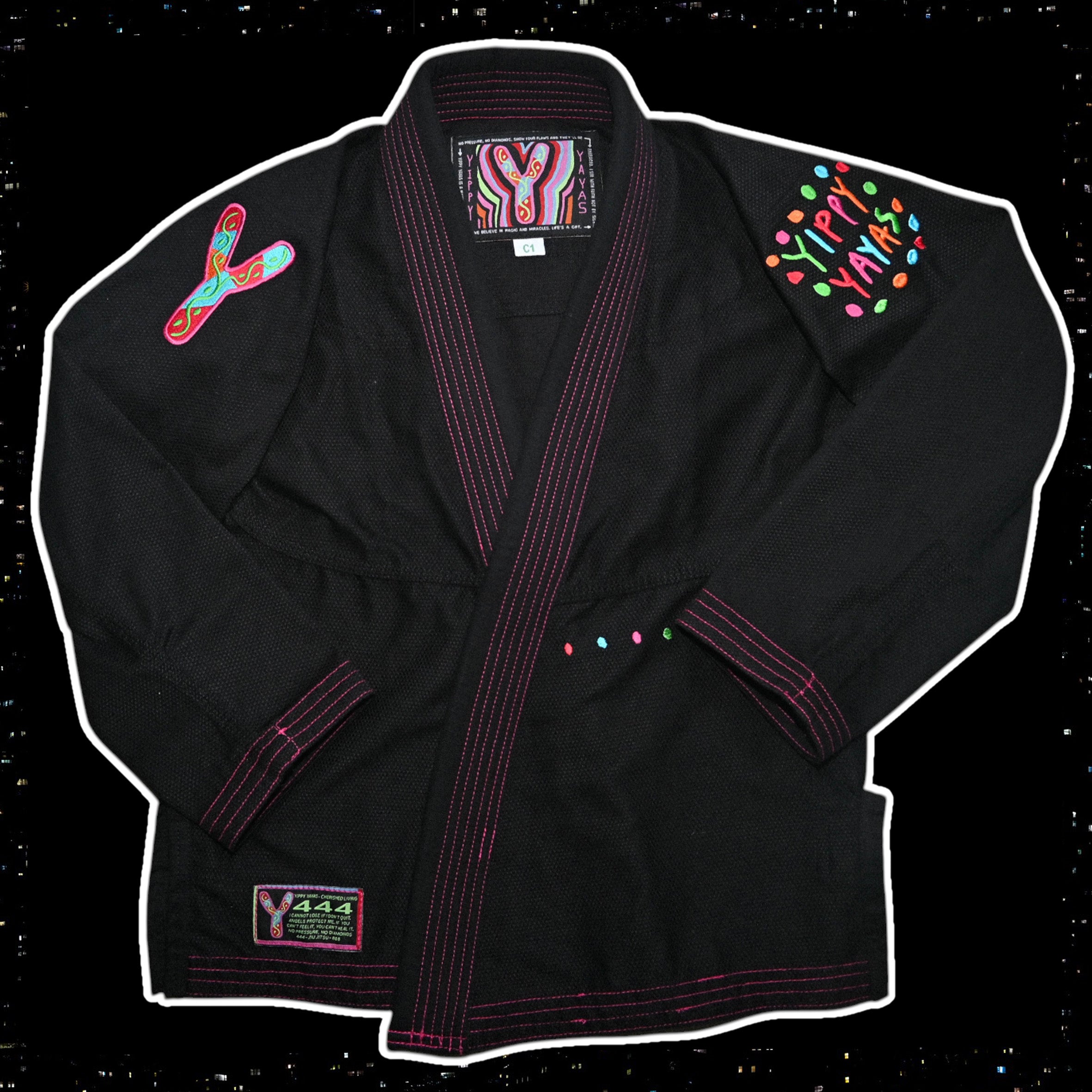 4-4-4 Kids Gi -Black
