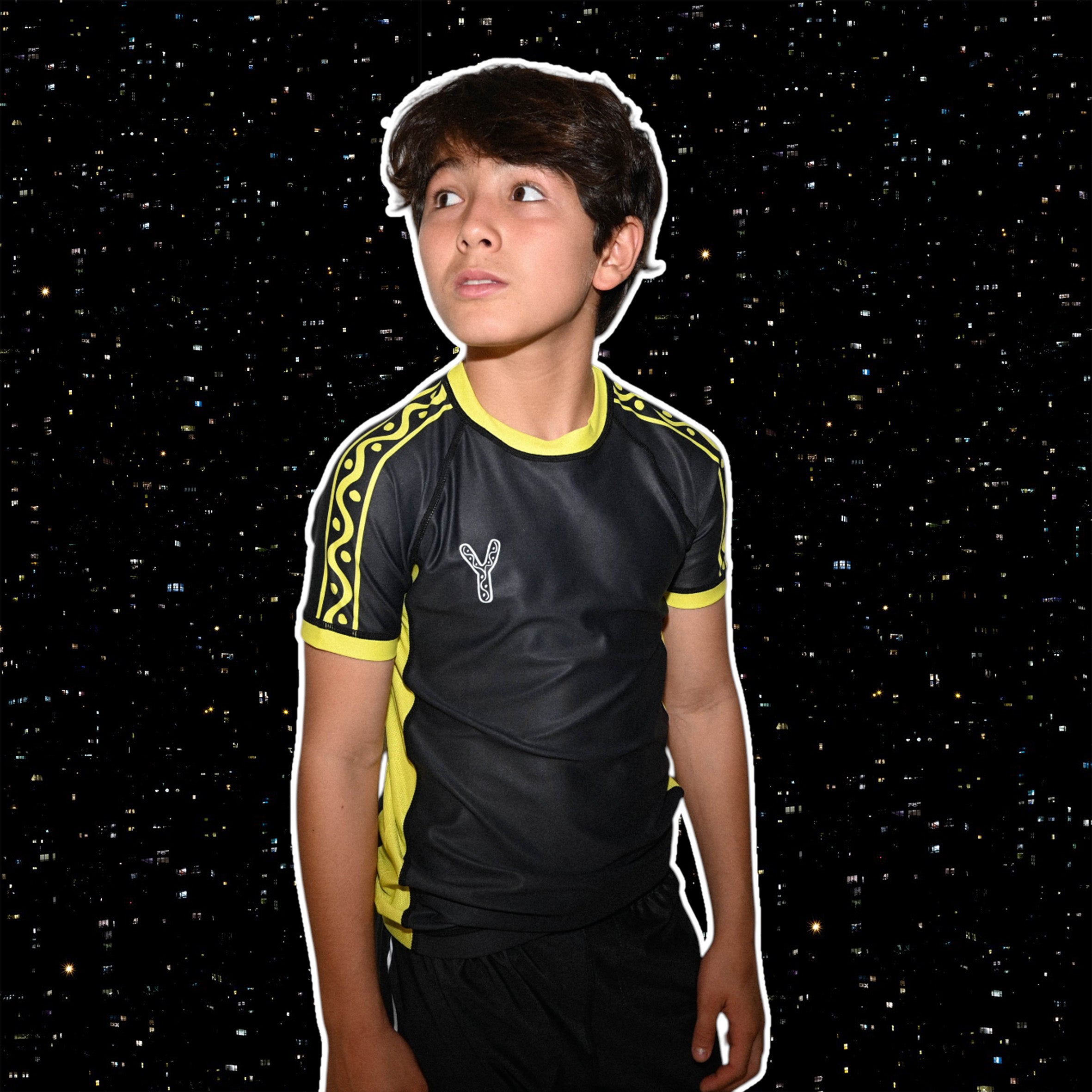 FLOWTEK™ KIDS - Rash Guard - Yellow