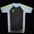 FLOWTEK™ Rash Guard - Grey & Blue