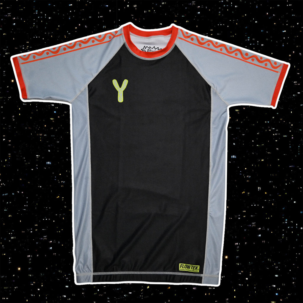 FLOWTEK™ Rash Guard - GREY & RED