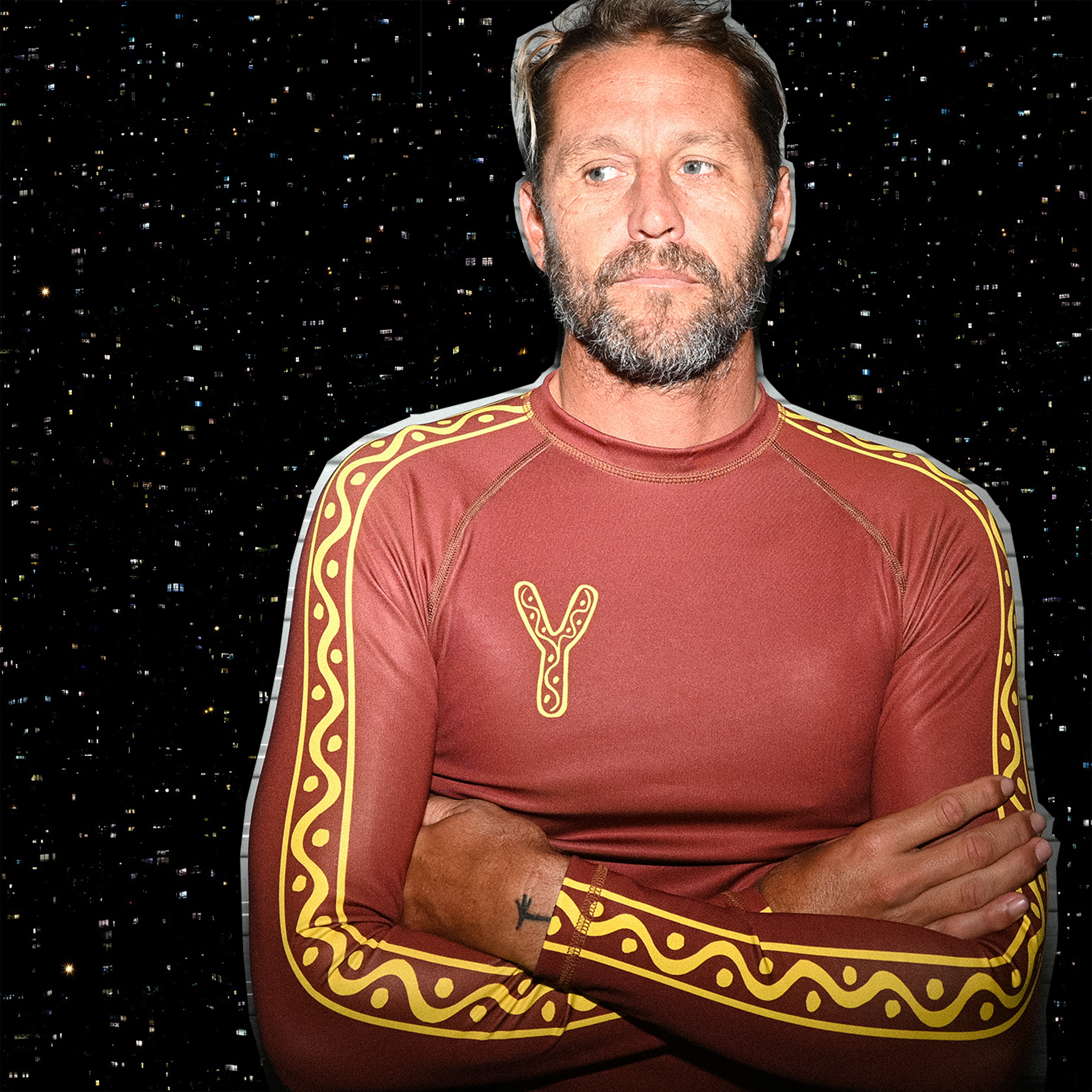 (SOLD OUT) Rash Guard-Classic-Brown