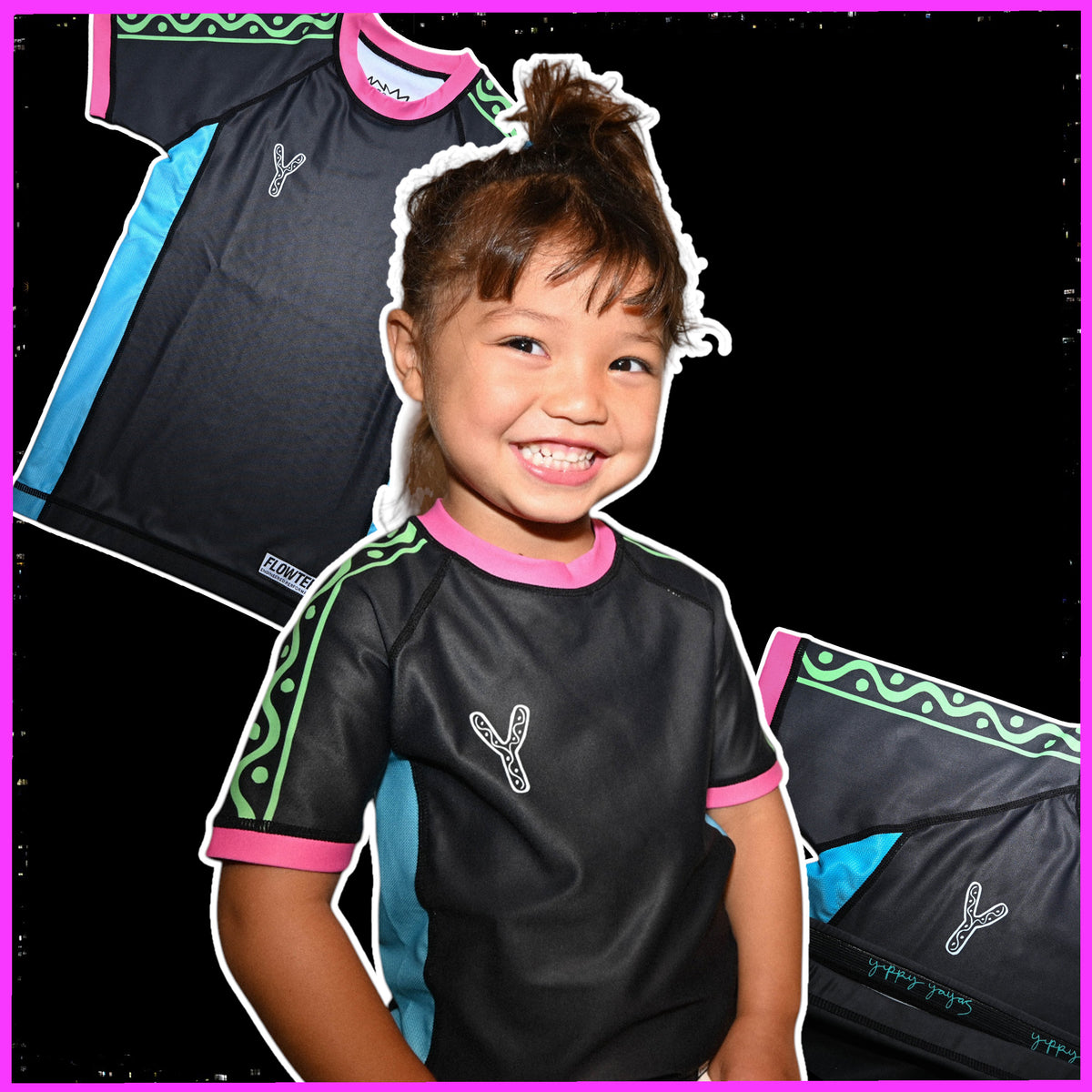 FLOWTEK™ KIDS RashGuard - Pastel