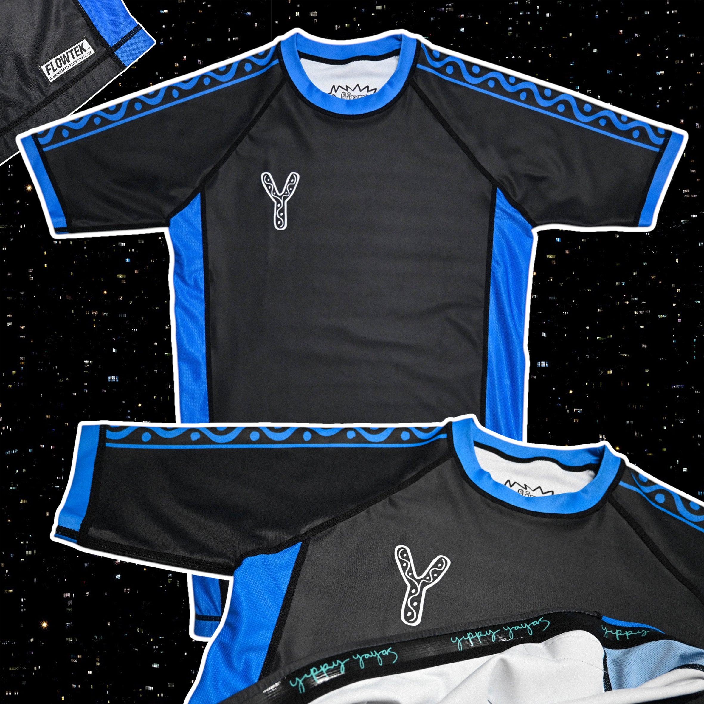 FLOWTEK™ Rash Guard - Blue