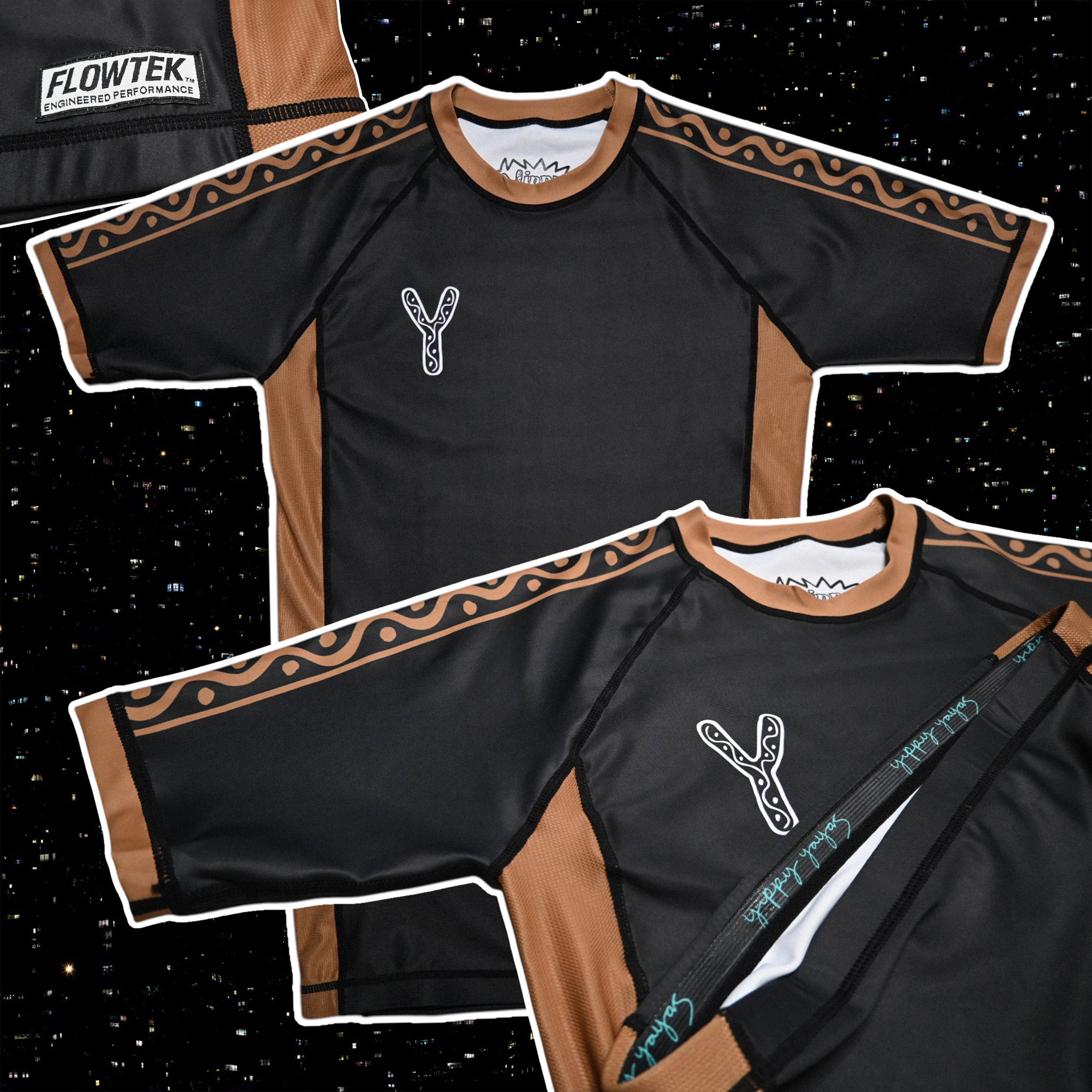 FLOWTEK™ Rash Guard - Brown