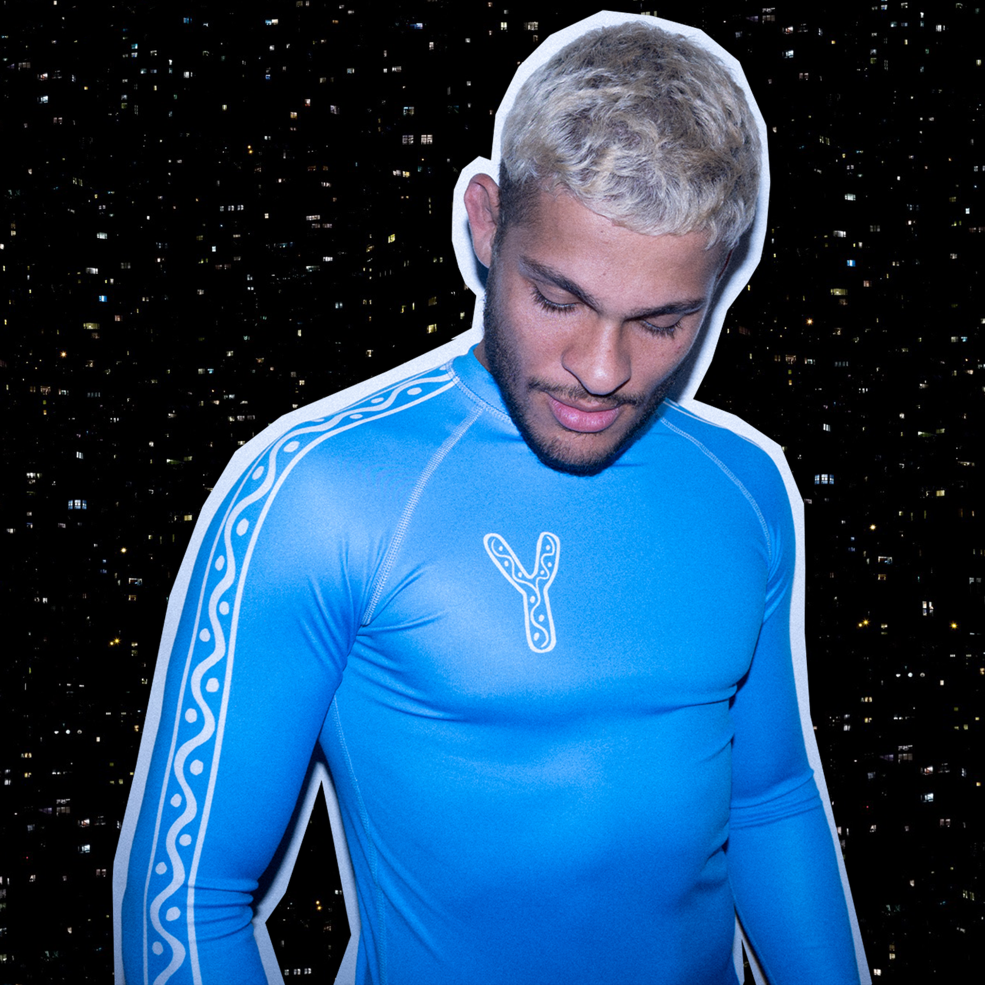 (SOLD OUT) Rash Guard-God Blue