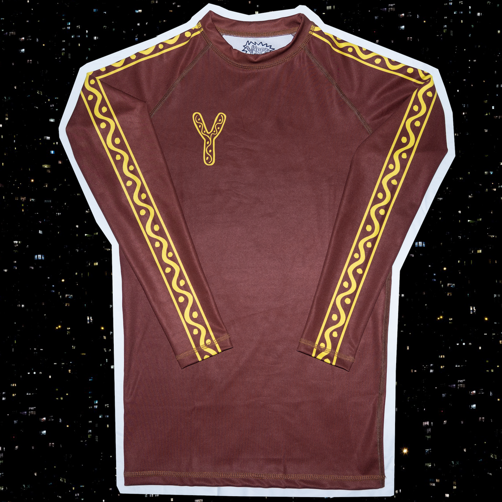 (SOLD OUT) Rash Guard-Classic-Brown