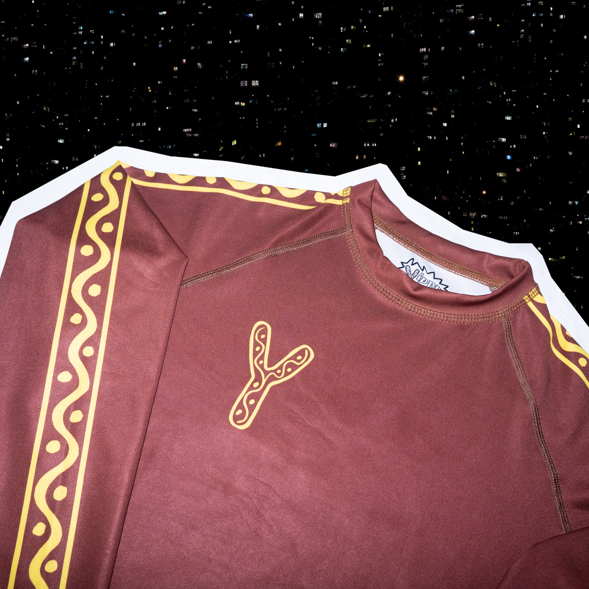 (SOLD OUT) Rash Guard-Classic-Brown