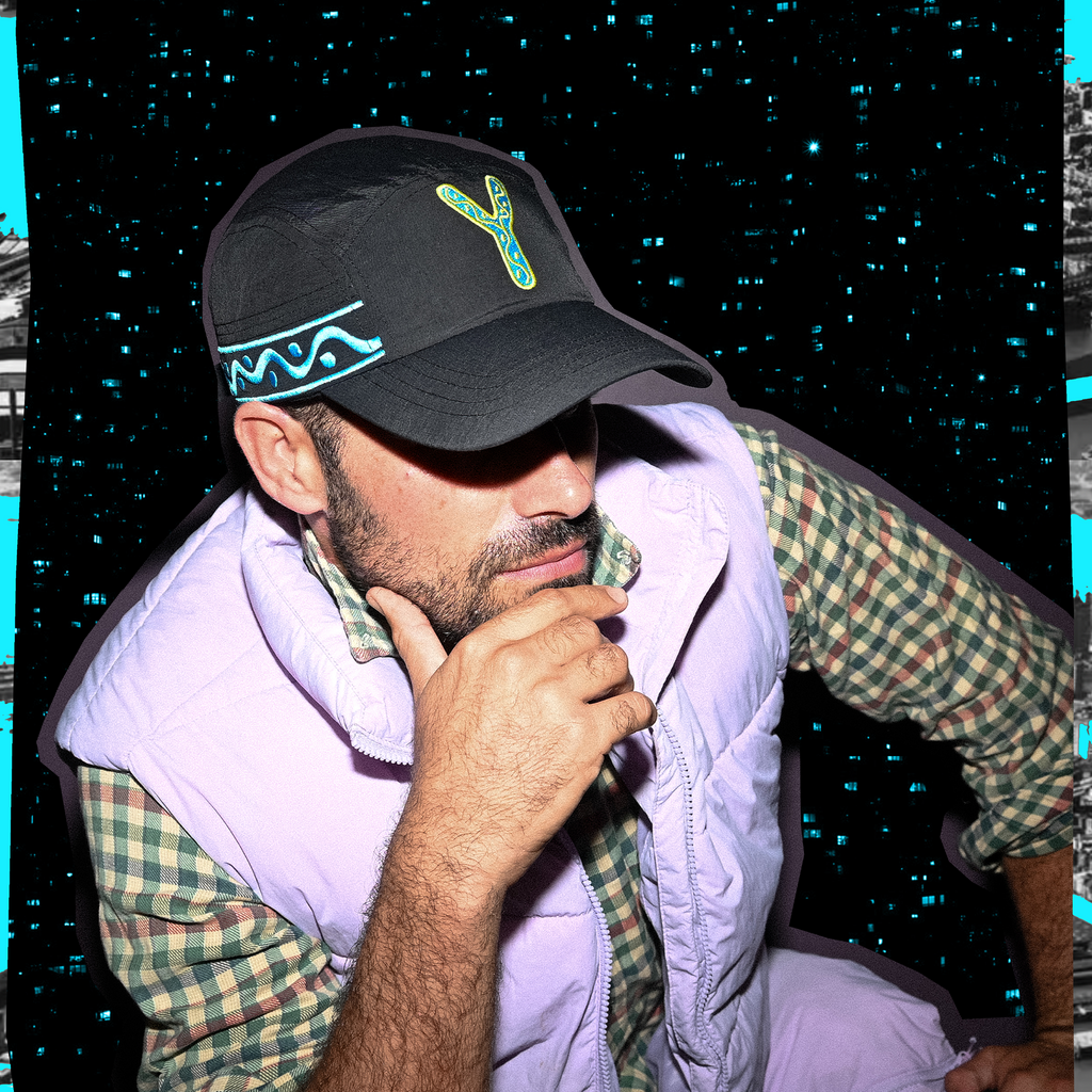 (SOLD OUT) Fortune Hat - Black & Blue