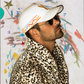 (SOLD OUT) Rainbow Hat - White -