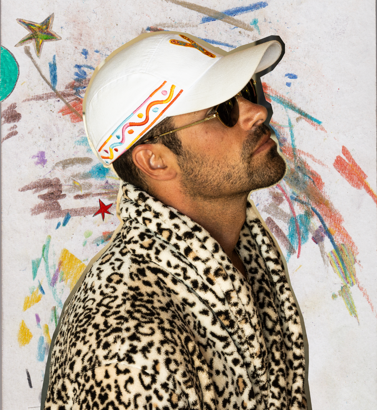 (SOLD OUT) Rainbow Hat - White -