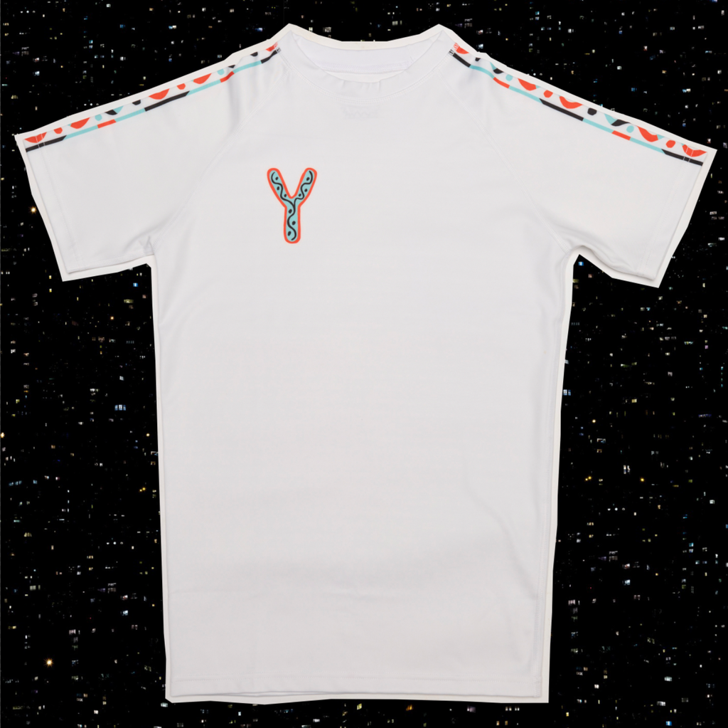 (SOLD OUT) Rash Guard-Classic-Orange & Aqua