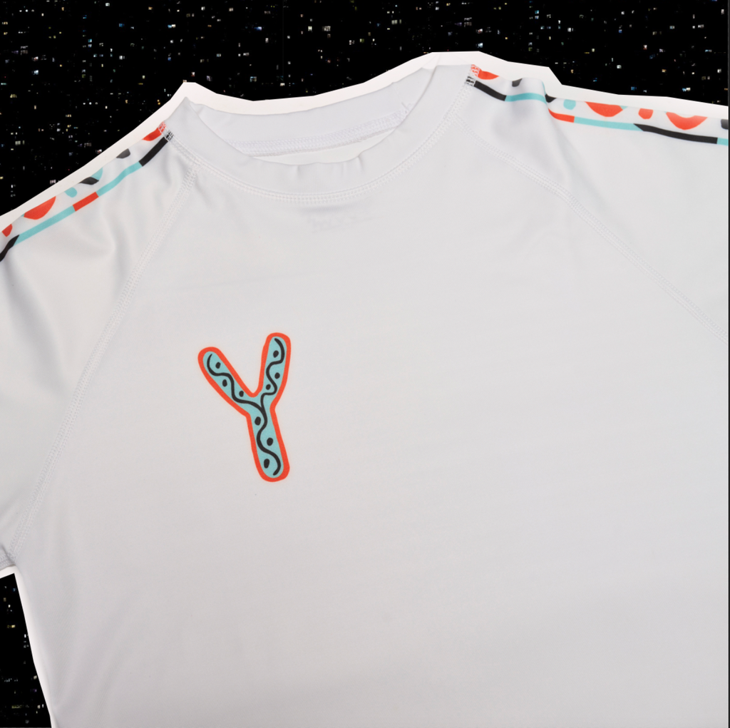 (SOLD OUT) Rash Guard-Classic-Orange & Aqua