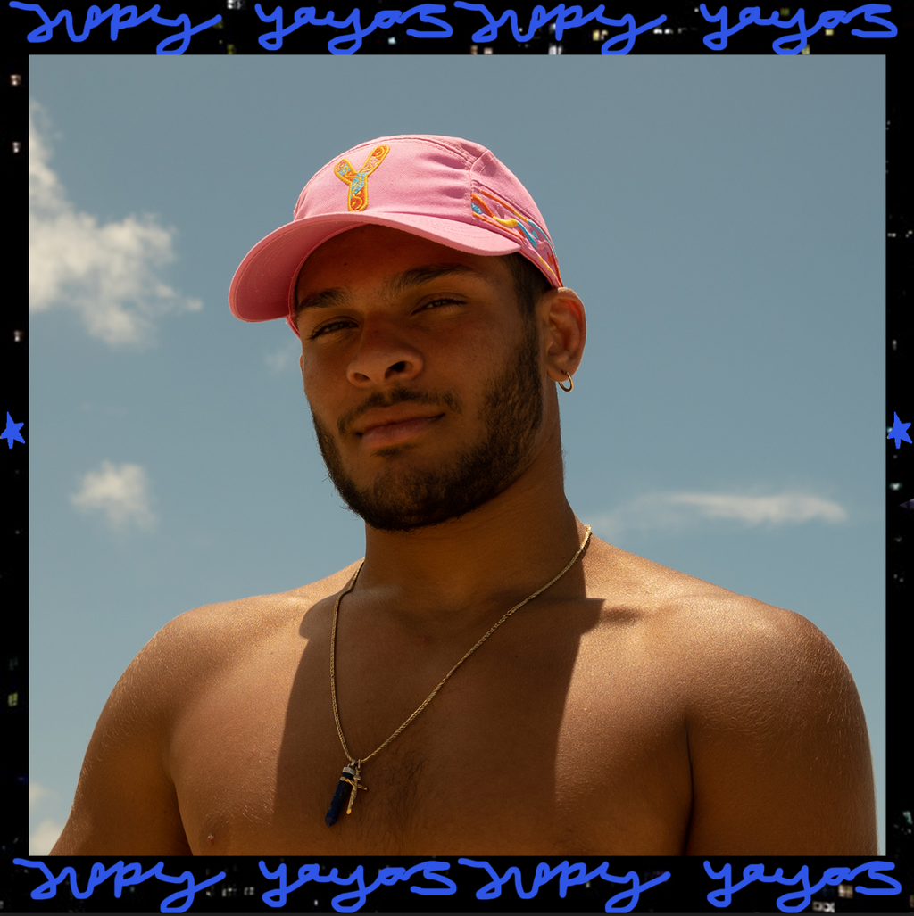 (SOLD OUT) Rainbow Hat - Pink -