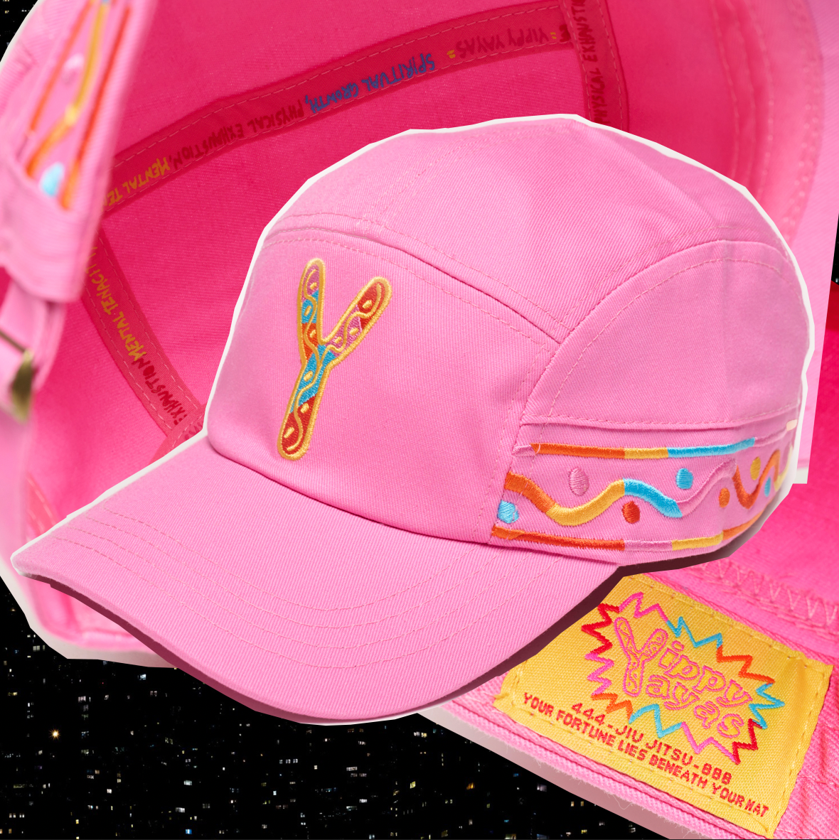 Rainbow Hat - Pink -