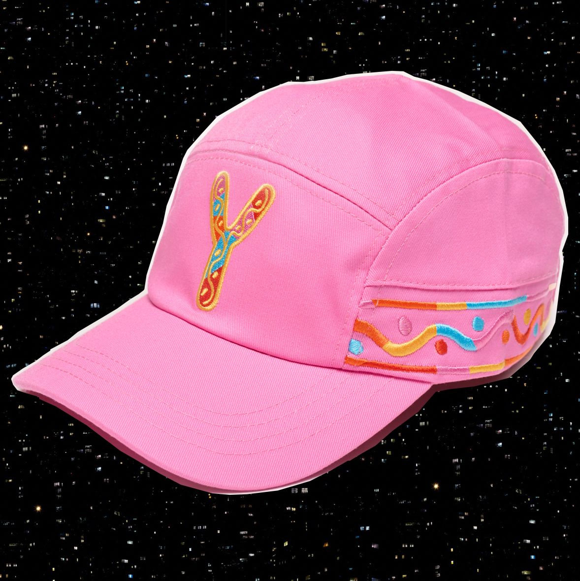 Rainbow Hat - Pink -