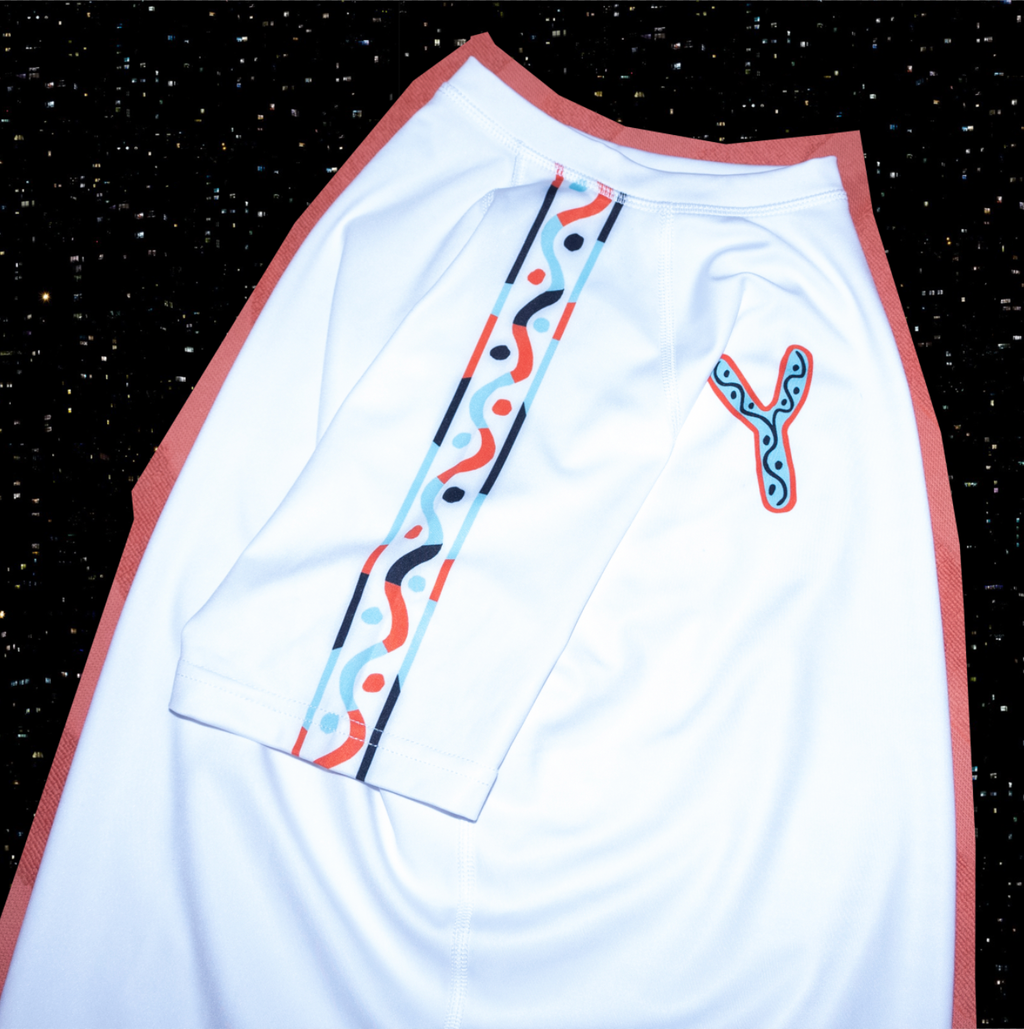 (SOLD OUT) Rash Guard-Classic-Orange & Aqua