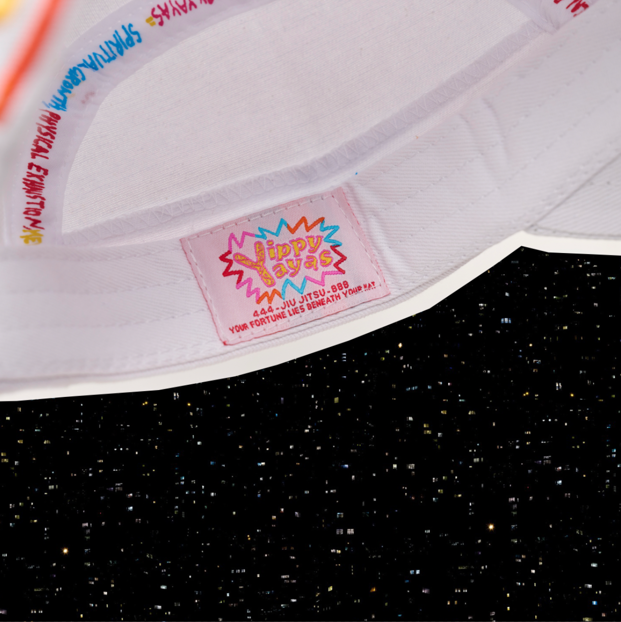 (SOLD OUT) Rainbow Hat - White -